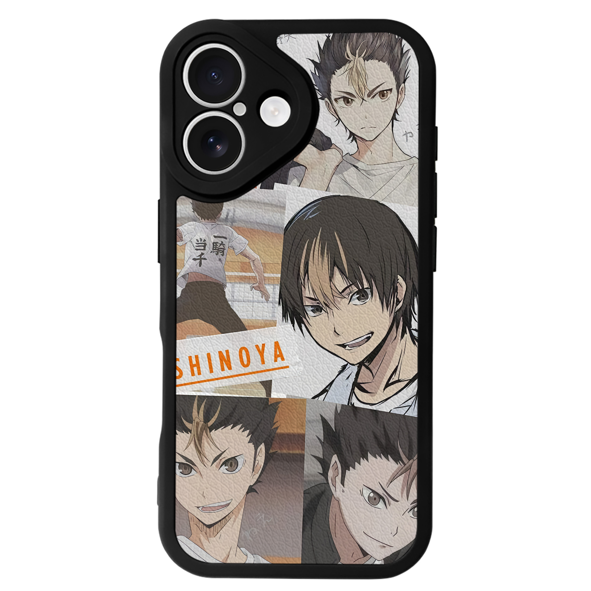 （画像用） ハイキュー!! Haikyu!! 【iPhone 16シリーズ対応】シリコンスマホケース（レザー調） 材質：シリコン